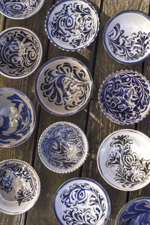 Turiya Gross’ Rhythmic Decoration bowls, to 6 in. (15.2 cm) in diameter. Photo: Nicole Bethune.