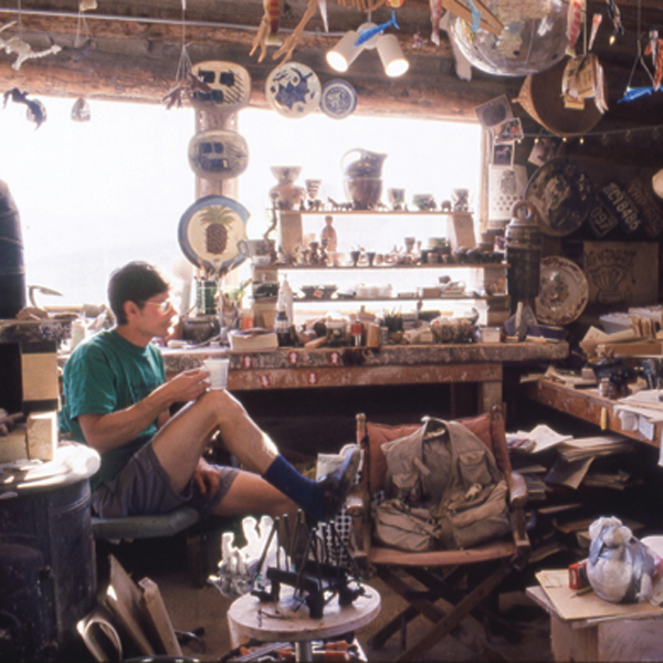 5 Doug Casebeer in his studio, 1992