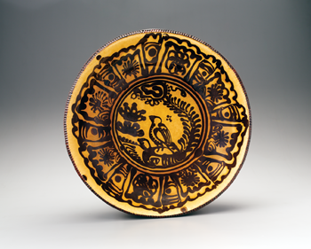 12. Above: London Slipware Charger #2, 15 ½ inches in diameter.