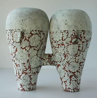 Breathing, 21 in. (54 cm) in height, stoneware, 2009.