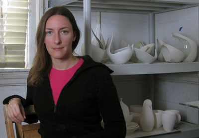 Karen Swyler in her Vermont studio. 