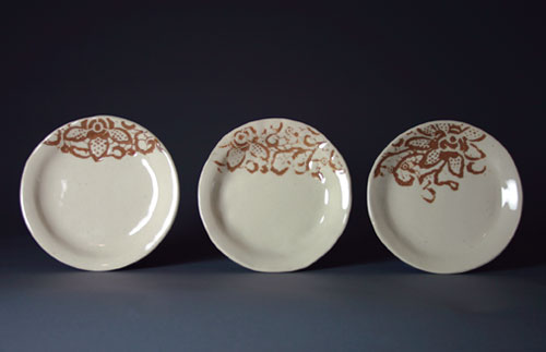 decorative pottery plates