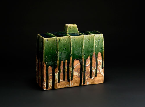 Oribe Vase by Ken Matsuzaki.