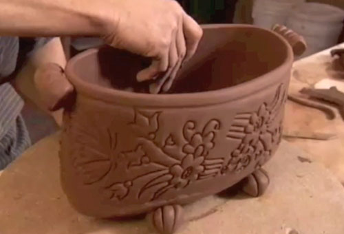 Hand Built Ceramic high quality Planter