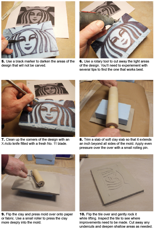 How To Make TEXTURE Stamps For CLAY Sculpting (10 TIPS) 