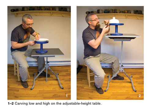 adjustable height work table