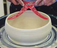 3 Measure the inside diameter of the rim with calipers and use a ruler to measure the depth of the bowl.