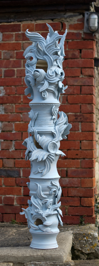 Jo Taylor’s Guardian of the Promenade iii, porcelain.