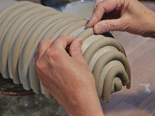 9. Press each coil firmly to the bowl and ensure good attachment on every single one.