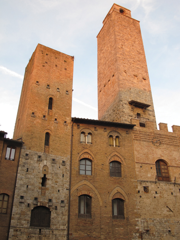 Photo of the towers of San Gimignano.