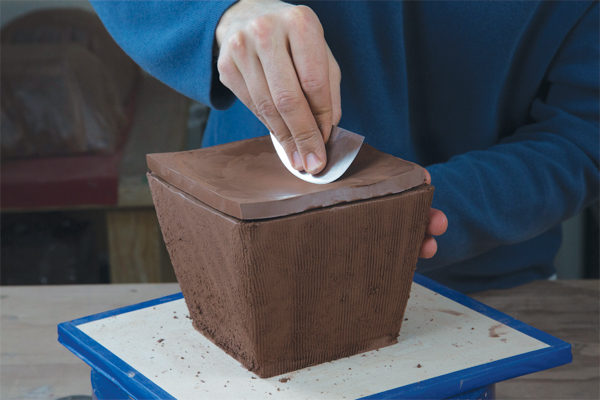 5. With the main form of the box created, begin to shape the lid.