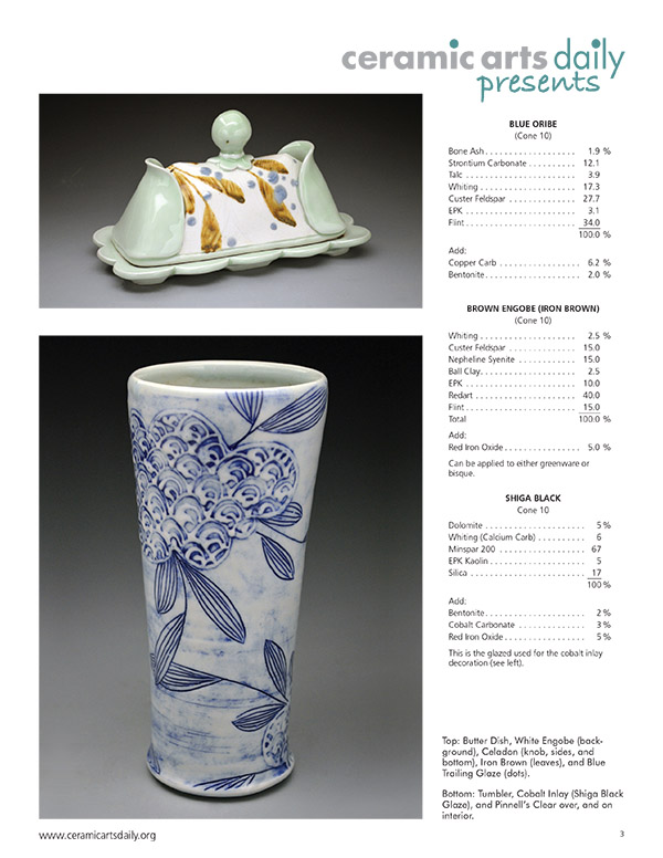 Clay and Glaze Recipes — Jen Allen Ceramics
