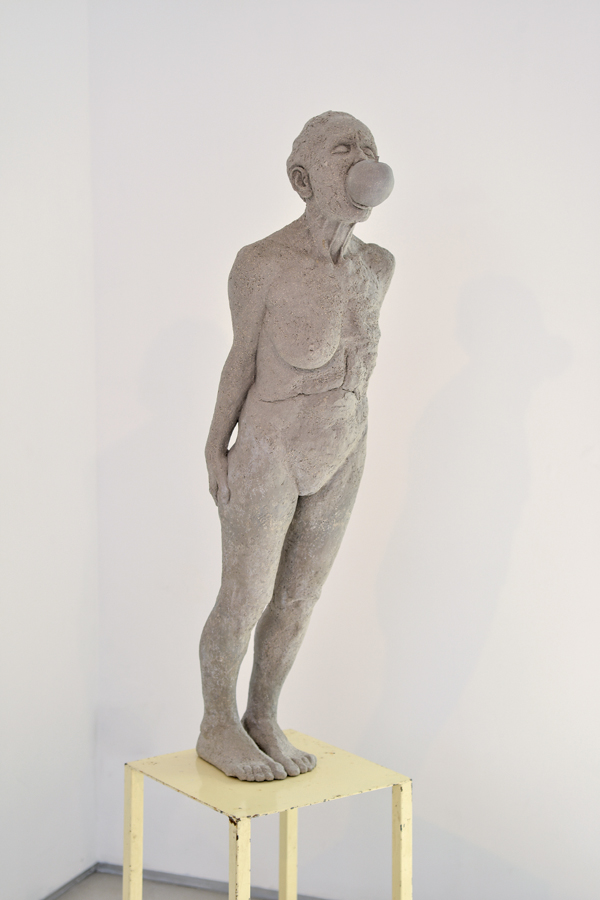 7 Eva Avidar’s My Choice Clay, 5 ft. 6 in. (1.7 m) in height, handbuilt ceramic. 