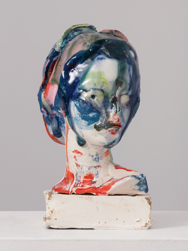 1 Jennie Jieun Lee’s Untitled No. 4, 11 in. (28 cm) in height, slip-cast porcelain, stoneware, glaze, 2016. Courtesy of Martos Gallery, NY.
