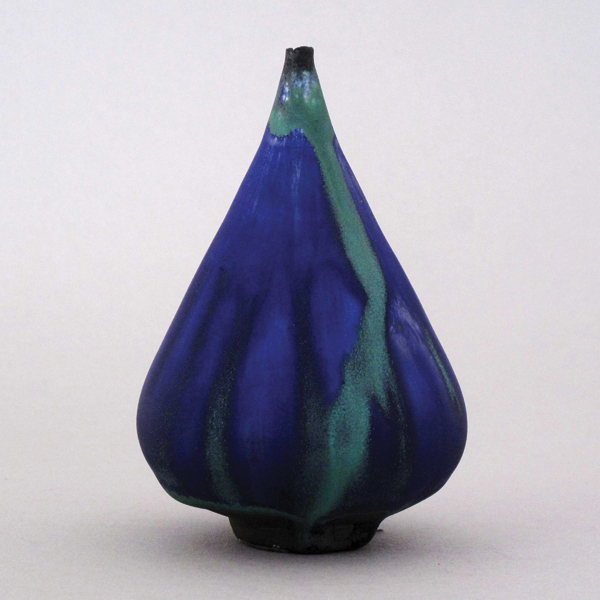 1 Cobalt pear Feelie, 4½ in. (11 cm) in height, 1960s.