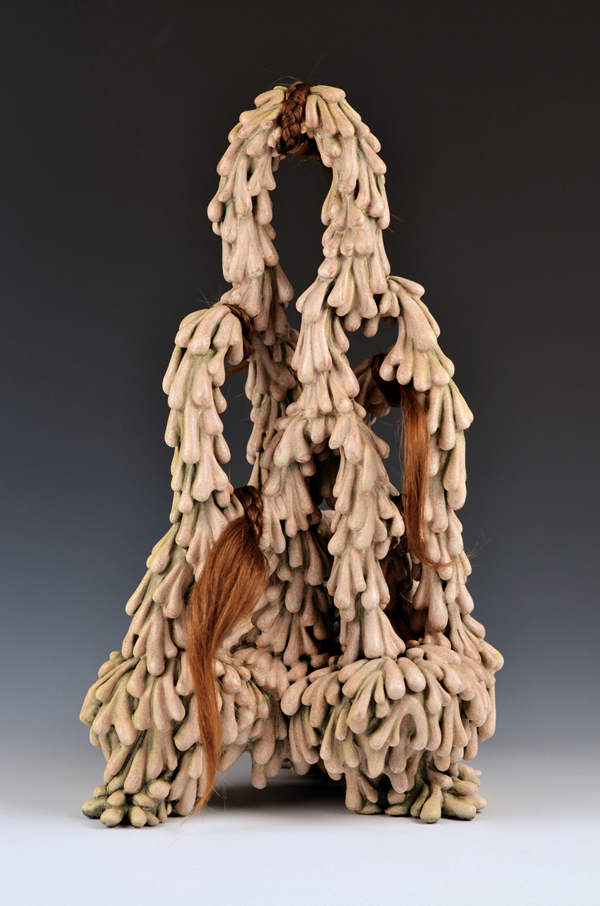 5 Sasha Reibstein’s In Search of Lost Time, 14 in. (36 cm) in height, ceramic. 