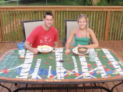 diy mosaic patio table