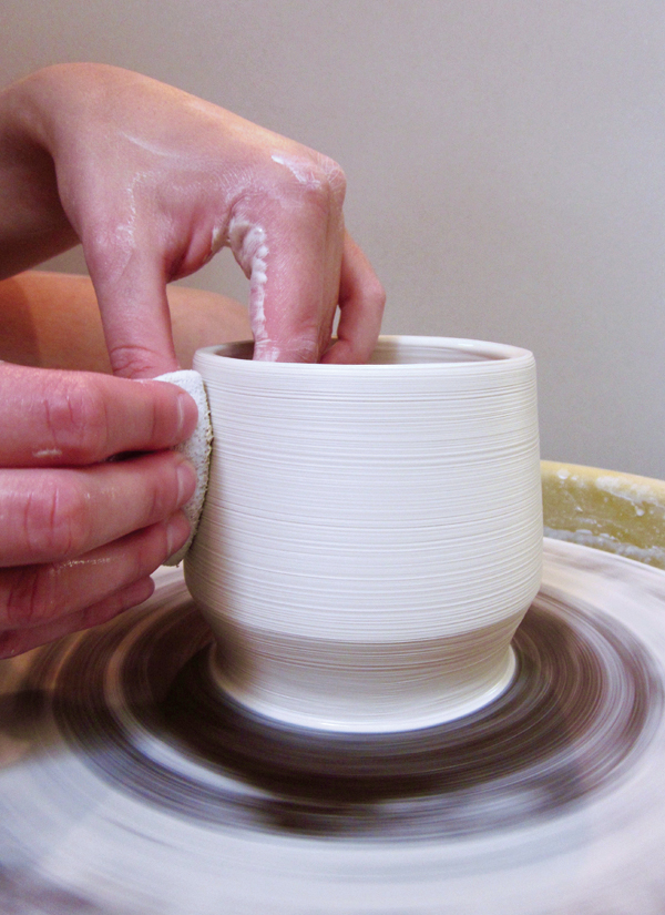 My double walled mugs made it through glaze firing! : r/Ceramics