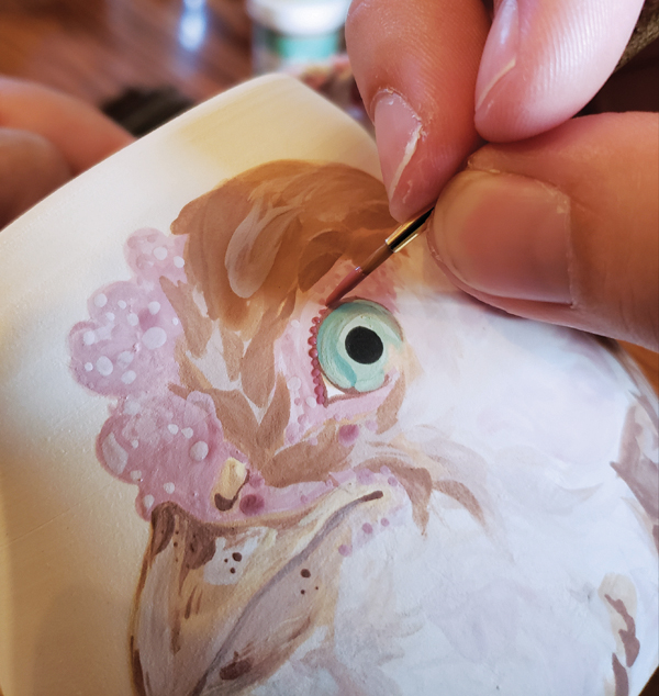 Great Tips for Painting Bisque Fired Clay with Underglaze