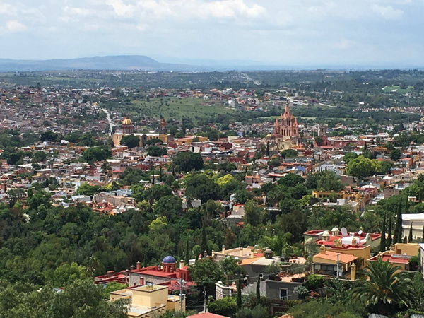 2 San Miguel de Allende, Mexico—looking toward the Parrochia and city center in the middle ground.