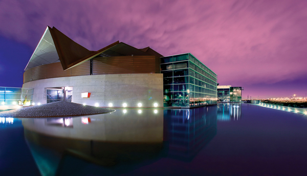 4 View of the Tempe Center for the Arts at dusk. Photo: Grant Brummett Photography. 