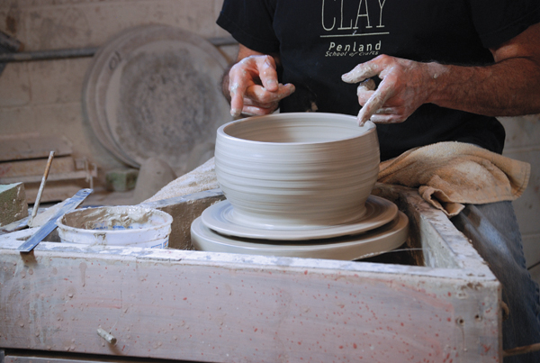 3 Throw a deep bowl form, then match the lid rim size with base diameter.
