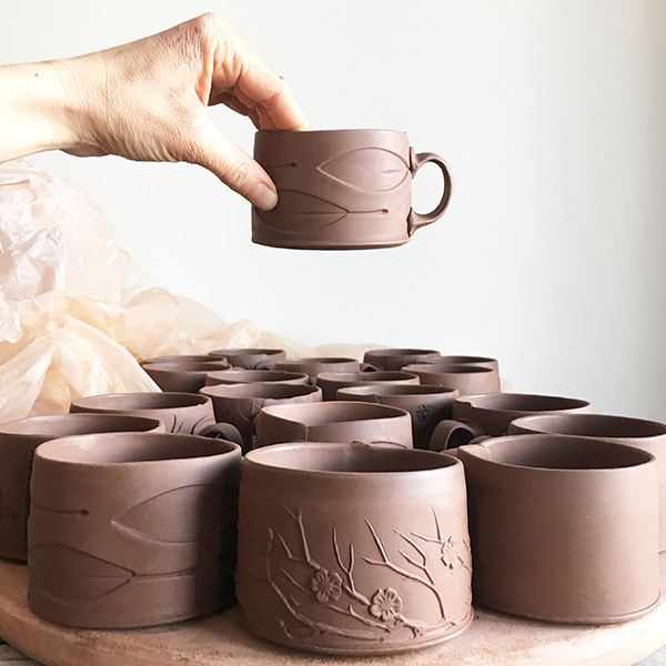 FrankArts - REC: Making a Stamped and Slab-Built Mug with Sarah Pike
