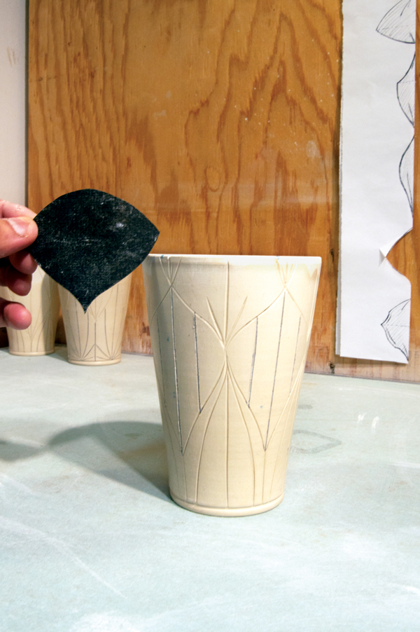 8 Try wider shapes in a pattern to play with the proportions of vessels.