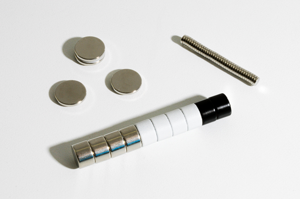 1 Neodymium magnets of various size and strength.