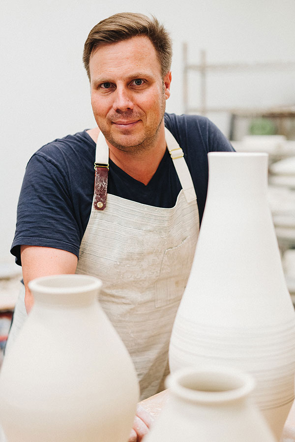 2 Keith Kreeger in his studio. Photo: Chad Wadsworth. 