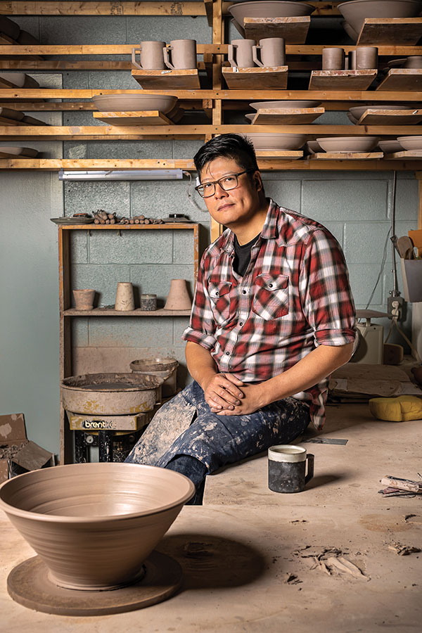 2 Patrick Yeung in his Toronto studio. Photo: Rick O’Brien. 