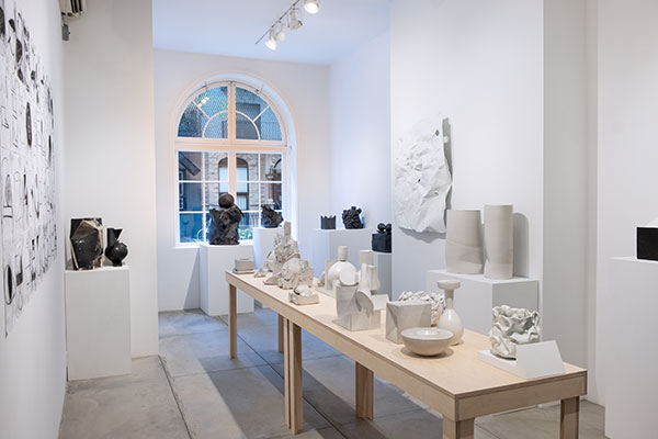 1 Galley view of “Touching Time” at Greenwich House Pottery’s Jane Hartsook Gallery.