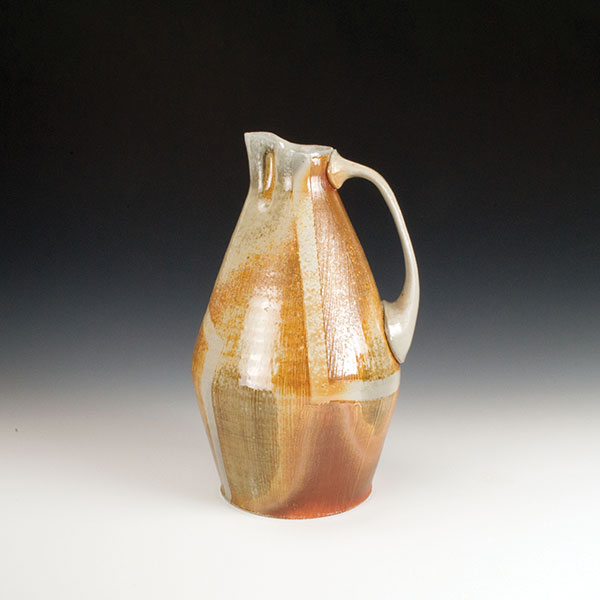 13 Jacob Meer’s pitcher, fired to cone 12 in a wood kiln.
