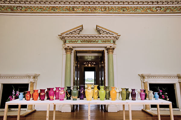 2 Amy Hughes’ Garniture, Golden Box at Croome Court, London, England, 2019.