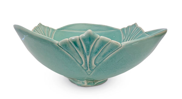 slab pottery bowl