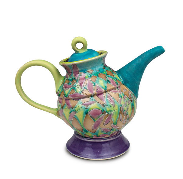 whimsical clay teapots