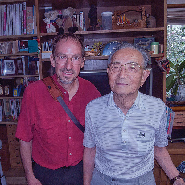 Photo: Jyotaro Inoue (right) with Dick Lehman (left) on his most recent visit to Inoue’s home in Nagoya, Japan.