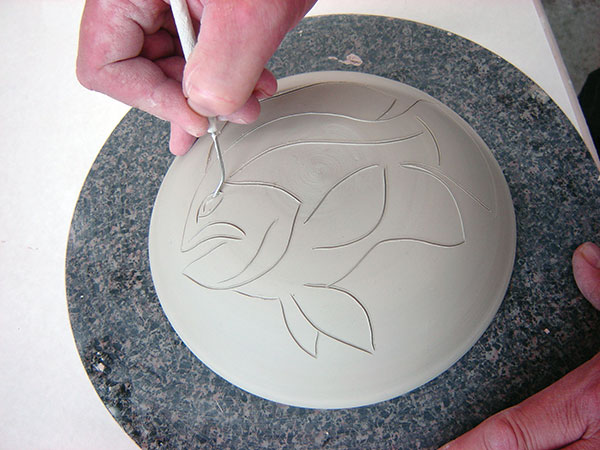 Carving Texture and Imagery onto Clay