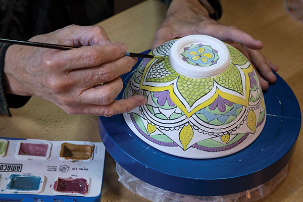 Ceramic Decal, Underglaze Transfer Mandala 