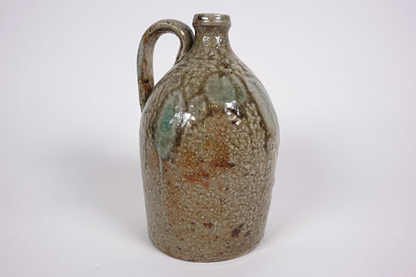 9 Guadalupe Pottery, 1/2-gallon whiskey jar, stoneware, 1857. Photo: The Bob Bullock Texas State History Museum. Courtesy of George and Suzanne Russell and the Ethician Foundation.