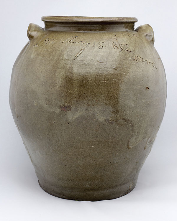 8 David Drake’s jar, May 18, 1852. Courtesy of Vero Beach Museum of Art, from the collection of Larry and Joan Carlson.