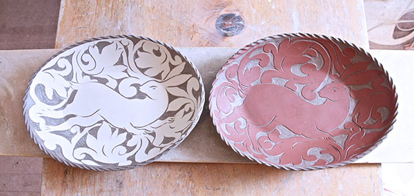 8 Finish the piece with a favorite glaze.