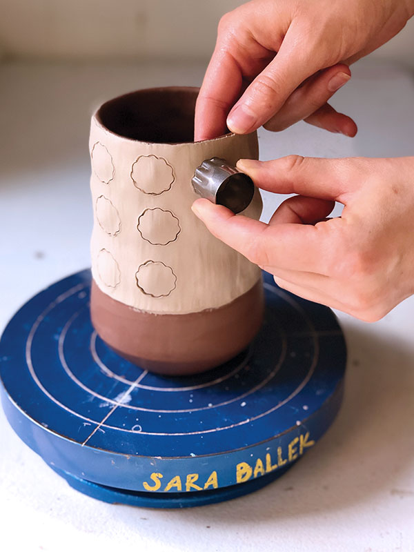 Pinched and Patterned Tumblers