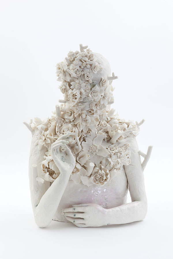  7 After Archimboldi II, 22 in. (55 cm) in height, porcelain, 2019. Photo: Dewi Tannantt Lloyd.