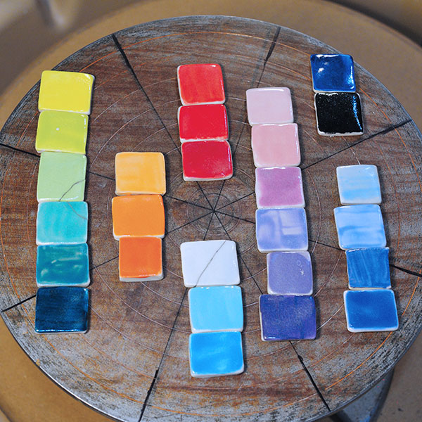 9 Use fired tests to aid in visualizing the finished result when selecting a palette.