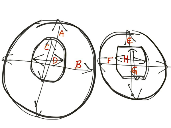 1 Create templates using a material that will hold up to multiple uses on a damp material.