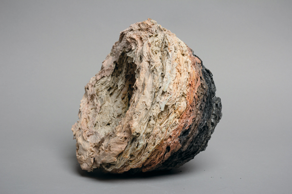 3 Claudia Wassiczek’s Untitled, 7¾ in. (20 cm) in height, ball clay and flux mixture.