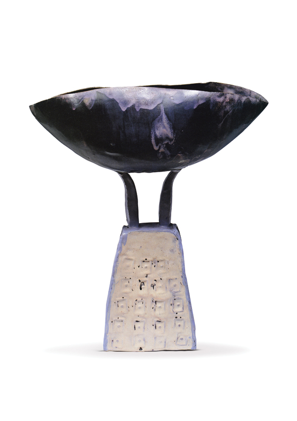 2 Fausto Melotti’s vase, 17 in. (44 cm) in height, ceramic, enamel, polychrome, ca. 1950. 1–2 Copyright: Fausto Melotti archive. Photos: Fondazione Fausto Melotti.