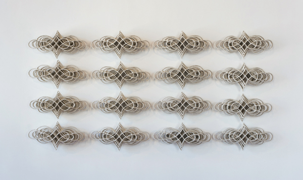 1 Joanna Poag’s Flourish, 8 ft. (2.4 m) in length, clay, glaze, 2015.