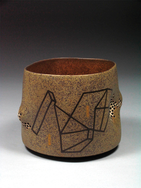  4 José Sierra’s cup, 4½ in. (11 cm) in diameter, stoneware, glaze, 2015.